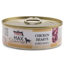 Falco Max Deluxe konzerva kuracie srdce 80 g Falco Max Deluxe konzerva kuracie srdce 80 g