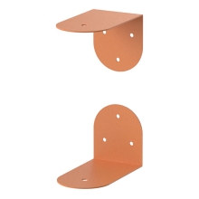 Fantail Mount Set nástenný držiak stĺpika oranžový 14,5 cm