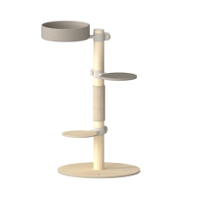 Fantail škrabadlo s odpočívadlom No. 3 sivohnedé 122 cm