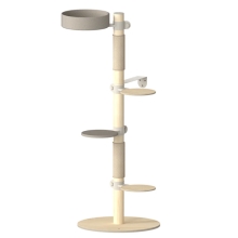 Fantail škrabadlo s odpočívadlom No. 4 sivohnedé 182 cm