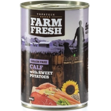 Farm Fresh konzerva Calf & Sweet Potato 400 g