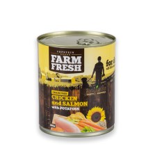 Farm Fresh konzerva Chicken & Salmon with Potatoes 800 g