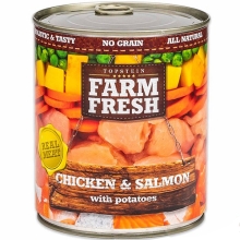Farm Fresh konzerva Chicken & Salmon with Potatoes 800 g