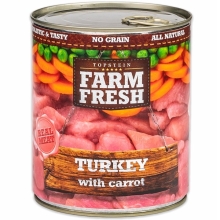 Farm Fresh konzerva Turkey & Carrot 800 g