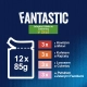 Felix Fantastic Multipack mäsový výber so zeleninou 12x 85 g