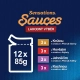 Felix Sensations Sauces Multipack mäsové receptúry v omáčke 12x 85 g