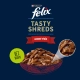Felix Tasty Shreds Multipack mäsové receptúry v šťave 12x 80 g