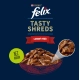 Felix Tasty Shreds Multipack mäsové receptúry v šťave 44x 80 g