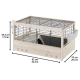 Ferplast Arena 100 drevená klietka pre hlodavce 100 cm