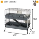 Ferplast Rabbit Double 120 klietka pre králika so stojanom 118 cm