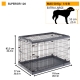 Ferplast Superior Nero 120 klietka pre psa 118 cm