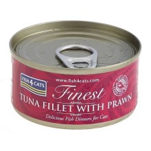 Fish4Cats Finest konzerva s tuniakom a krevetami 70 g