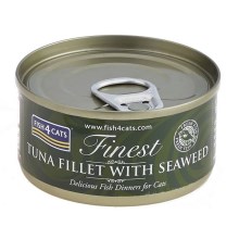 Fish4Cats Finest konzerva s tuniakom a morskými riasami 70 g
