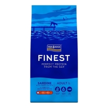 Fish4Dogs Finest Mini granule so sardinkou a batátmi 12 kg