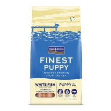 Fish4Dogs Finest Mini Puppy granule s bielou rybou a zemiakmi 12 kg
