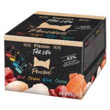 Fitmin Cat For Life Multipack kapsiček pre mačky 24x 85 g