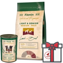 Fitmin Dog Medium/Maxi Light Senior Lamb With Beef 12 kg