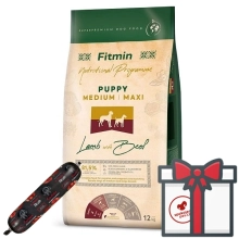 Fitmin Dog Medium/Maxi Puppy Lamb With Beef 12 kg