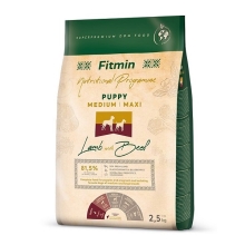 Fitmin Dog Medium/Maxi Puppy Lamb With Beef 2,5 kg