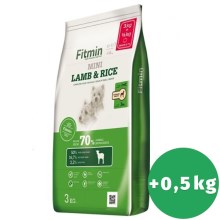 Fitmin Dog Mini Lamb & Rice 3 + 0,5 kg ZADARMO Fitmin Dog Mini Lamb & Rice 3 + 0,5 kg ZADARMO