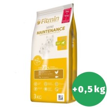 Fitmin Dog Mini Maintenance 3+0,5 kg ZADARMO Fitmin Dog Mini Maintenance 3+0,5 kg ZADARMO