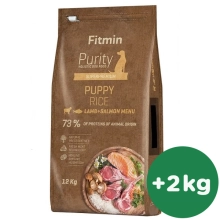 Fitmin Dog Purity Rice Puppy Lamb & Salmon 12 kg