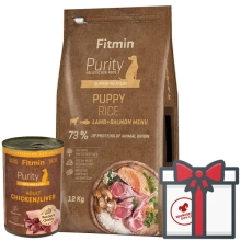 Fitmin Dog Purity Rice Puppy Lamb & Salmon 12 kg