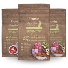 Fitmin Dog Purity Rice Semimoist Rabbit & Lamb 0,8 kg