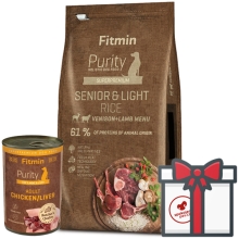 Fitmin Dog Purity Rice Senior & Light Venison & Lamb 12 kg