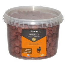 Fitmin Horse kroketky mrkva + vitamín E 1,2 kg