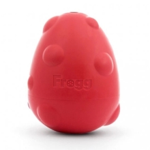 Frogg Egg hračka pre psy červená 10,5 cm