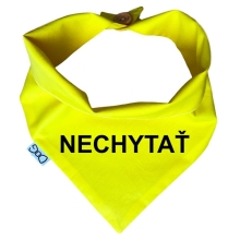 Funky Dog žltá šatka Nechytať L
