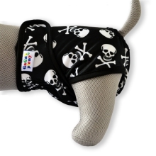 Gaga's háracie nohavičky vzor lebky veľ. XL