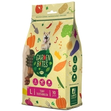 Garden Bites Veggie dentálne maškrty zubné kefky L 10 ks
