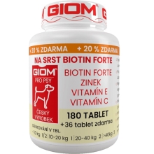 Giom Biotín Forte na srsť 180 tbl