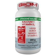 Giom Kalcium + D3 (prášok) 200 g