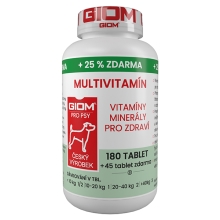 Giom multivitamín pre psy a mačky 180 tbl