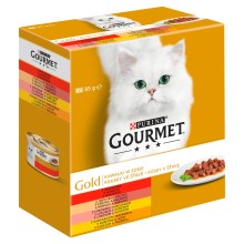 Gourmet Gold konzervy kúsky v šťave Multipack 8 x 85 g Gourmet Gold konzervy kúsky v šťave Multipack 8 x 85 g