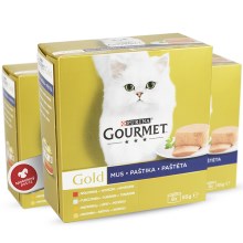 Gourmet Gold konzervy paštéty Multipack 8x 85 g