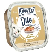Happy Cat Minkas Duo hovädzina a králik 100 g