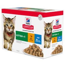 Hill's Feline Kitten Chicken & Ocean Fish kapsičky 12x 85 g Hill's Feline Kitten Chicken & Ocean Fish kapsičky 12x 85 g