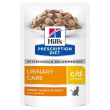 Hill's PD Feline c/d MultiCare kapsičky s kurčaťom 12x 85 g