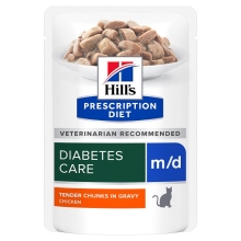 Hill's PD Feline m/d kapsičky s kurčaťom 12x 85 g