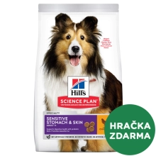 Hill's SP Dog Adult Sensitive Stomach & Skin Chicken 14 kg