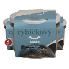 Hundebar rybie v skle pre mačky 200 g Hundebar rybie v skle pre mačky 200 g