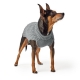 Hunter Malmö sveter pre psov 40 cm šedý