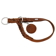 Hunter Solid Education kožený polosťahovací obojok 50