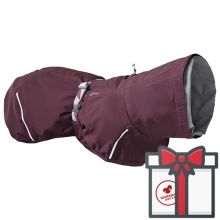 Hurtta Mudventure Coat ECO pláštenka pre psov baklažánová 25 cm