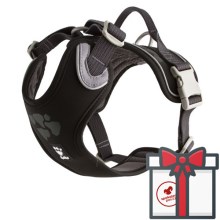 Hurtta Weekend Warrior postroj čierny 45-60 cm Hurtta Weekend Warrior postroj čierny 45-60 cm