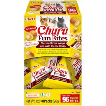 Inaba Churu Fun Bites Cat Snack tuniak & syr 8x 12 g